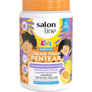 CREME PARA PENTEAR SALON LINE 1KG - CACHINHOS KIDS - MARACUJÁ