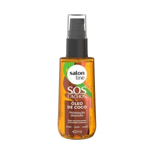 ÓLEO CAPILAR SALON LINE 42ML - SOS CACHOS - ÓLEO DE COCO
