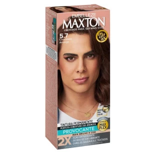 COLORAÇÃO MAXTON KIT 5.7 - CHOCOLATE AMARGO
