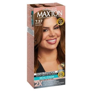 COLORAÇÃO MAXTON KIT 7.37 - MARROM CARAMELO