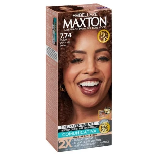COLORAÇÃO MAXTON KIT 7.74 - RUIVO DOCE DE LEITE
