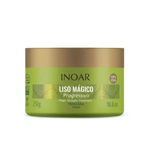 MÁSCARA CAPILAR INOAR 250G - LISO MÁGICO
