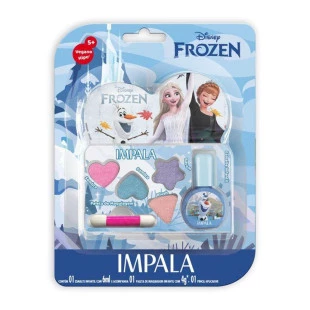 KIT IMPALA INFANTIL - FROZEN - PALETA DE MAQUIAGEM E ESMALTE
