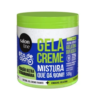 GELACREME SALON LINE 500G - #TODECACHO - FIXAÇÃO ULTRA EXTRAORDINÁRIA