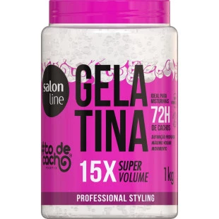 GELATINA SALON LINE 1KG - #TODECACHO - SUPER VOLUME