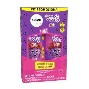 KIT SALON LINE - #TODECACHO KIDS - UVA - SHAMPOO + CONDICIONADOR