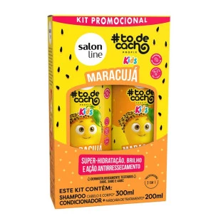 KIT SALON LINE - #TODECACHO KIDS - MARACUJÁ - SHAMPOO + CONDICIONADOR