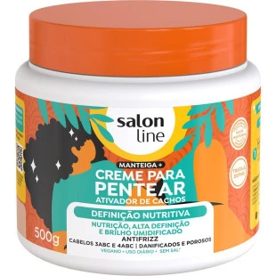 CREME PARA PENTEAR SALON LINE 500G - DEFINIÇÃO NUTRITIVA