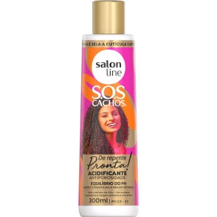 ACIDIFICANTE SALON LINE 300ML - SOS CACHOS - DE REPENTE PRONTA