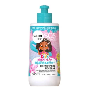 CREME PARA PENTEAR SALON LINE 300ML - SOS CACHOS KIDS - CHICLETE