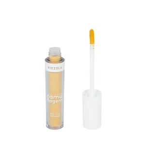 CORRETIVO LÍQUIDO VIZZELA - CAMUFLAGEM -  AMARELO