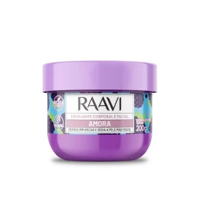 ESFOLIANTE CORPORAL E FACIAL RAAVI 200G - AMORA