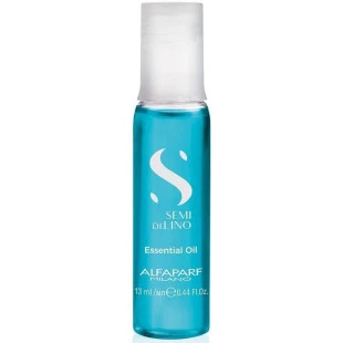 AMPOLA CAPILAR ALFA PARF 13ML SEMI DI LINO ESSENCIAL OIL AZUL