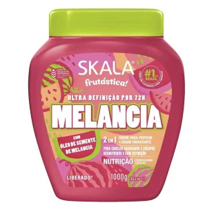 CREME DE TRATAMENTO SKALA 1KG - FRUTÁSTICA  2 EM 1 - MELANCIA
