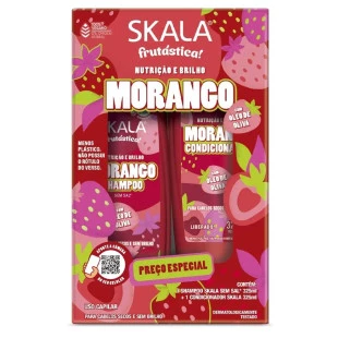 KIT SKALA FRUTÁSTICA 325ML - MORANGO -  SHAMPOO + CONDICIONADOR