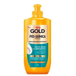 CREME PARA PENTEAR NIELY GOLD 250G - PÓS QUÍMICA