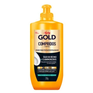 CREME PARA PENTEAR NIELY GOLD 250G - COMPRIDOS + FORTES