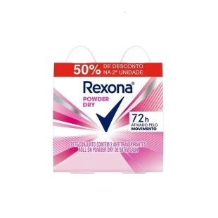 DESODORANTE ROLL-ON REXONA 50ML - POWDER DRY