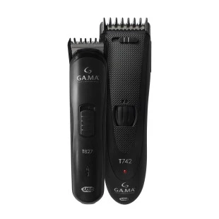 KIT MÁQUINA DE CORTE GAMA - T747 BLACK TITANIUM - USB BIVOLT