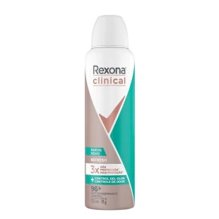 DESODORANTE AEROSOL REXONA CLINICAL 150ML - REFRESH
