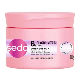MÁSCARA CAPILAR SEDA 300G - LUMINOUS UV