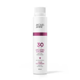 ÁGUA OXIGENADA JACQUES JANINE 80G - AMAZING COLORS - 30 VOLUMES