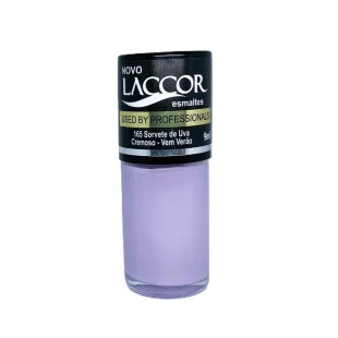 ESMALTE LACCOR CREMOSO - SORVETE DE UVA