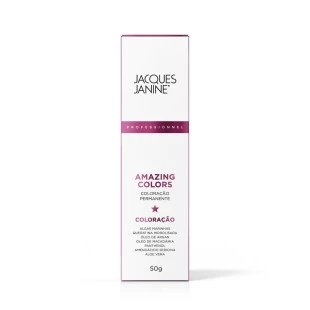 COLORAÇÃO JACQUES JANINE 50G AMAZING COLORS - 7.1 LOURO MÉDIO CINZA