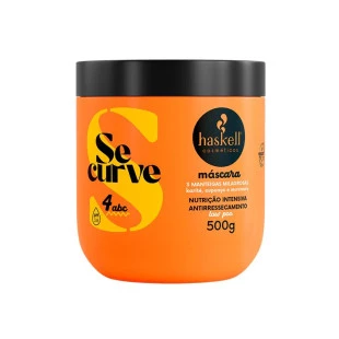 MÁSCARA CAPILAR HASKELL 500G - SE CURVE - 3 MANTEIGAS