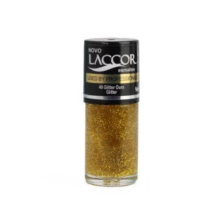 ESMALTE LACCOR GLITTER - OURO