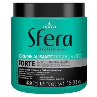 CREME ALISANTE NAZCA 480G - SFERA PROFISSIONAL - TIOGLICOLATO FORTE
