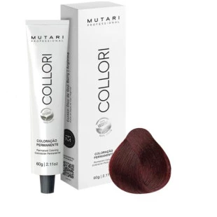 COLORAÇÃO MUTARI 6.66 LOURO ESCURO VERMELHO INTENSO COLLORI - 60g