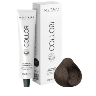 COLORAÇÃO MUTARI 6.7 LOURO ESCURO MARROM COLLORI - 60g