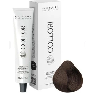 COLORAÇÃO MUTARI 6.77 LOURO ESCURO MARROM INTENSO COLLORI - 60g