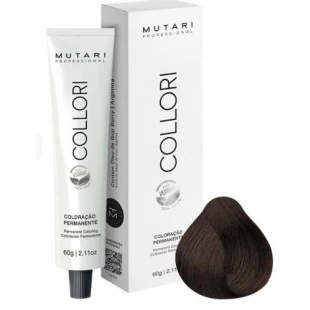 COLORAÇÃO MUTARI 7.77 LOURO MÉDIO MARROM INTENSO COLLORI - 60g