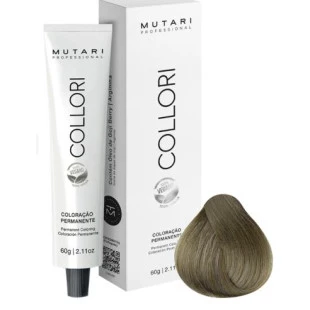 COLORAÇÃO MUTARI 8.1 LOURO CLARO CINZA COLLORI - 60g