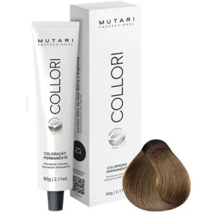 COLORAÇÃO MUTARI 8.13 LOURO CLARO CINZA DOURADO COLLORI - 60g