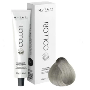 COLORAÇÃO MUTARI 12.11 LOURO CLARÍSSIMO CINZA COLLORI - 60g