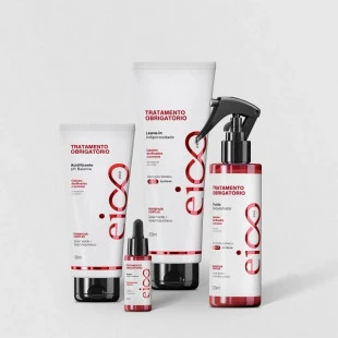 KIT EICO PRO TRATAMENTO OBRIGATORIO - ACIDIFICANTE LEAVE IN BOOSTER FLUIDO