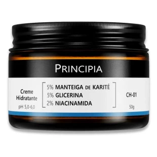 Creme Hidratante Facial Principia CH-01 Karité Glicerina 50g