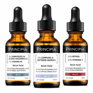 KIT PRINCIPIA TRIO ANTISSINAL SERUM 90ML - AH-2 + PM-10 + RN-0,3