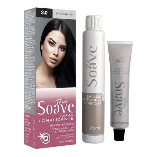 TONALIZANTE TONO SOAVE 3.0 - CASTANHO ESCURO