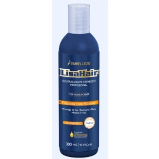 NEUTRALIZANTE CREMOSO LISAHAIR 300ML EFEITO LISO COM QUERATINA