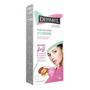 CREME DEPILATÓRIO FACIAL DEPIMIEL 45G - SENSITIVE