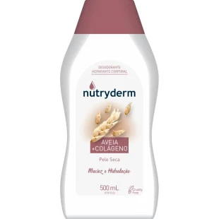 LOÇÃO HIDRATANTE CORPORAL NUTRYDERM 500ML - AVEIA E COLÁGENO