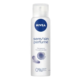 DESODORANTE AEROSOL NÍVEA 150ML - SEM PERFUME