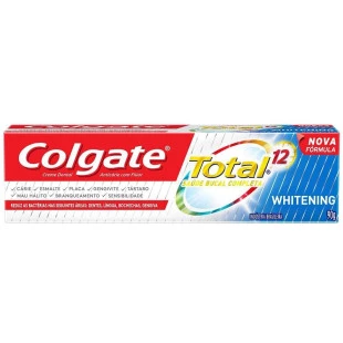 CREME DENTAL COLGATE 90G - TOTAL 12 - WHITENING