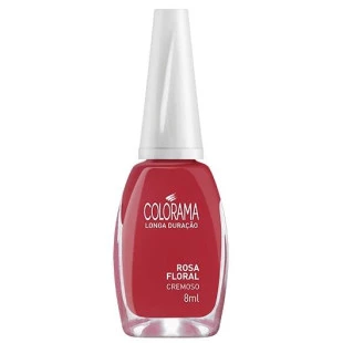 ESMALTE COLORAMA CREMOSO - ROSA FLORAL