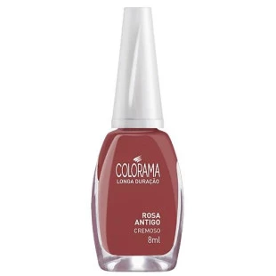 ESMALTE COLORAMA CREMOSO - ROSA ANTIGO