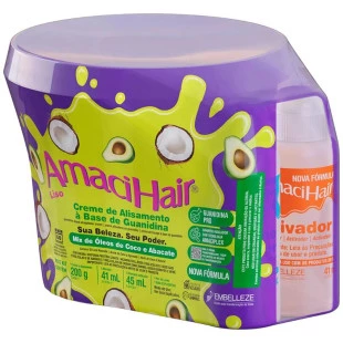CREME RELAXANTE AMACIHAIR 220G LISO NATURAL